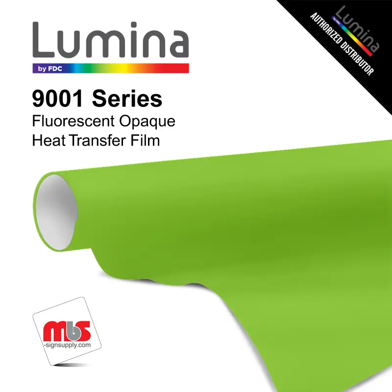 Lumina 9001 Fluorescent Heat Transfer Vinyl Film