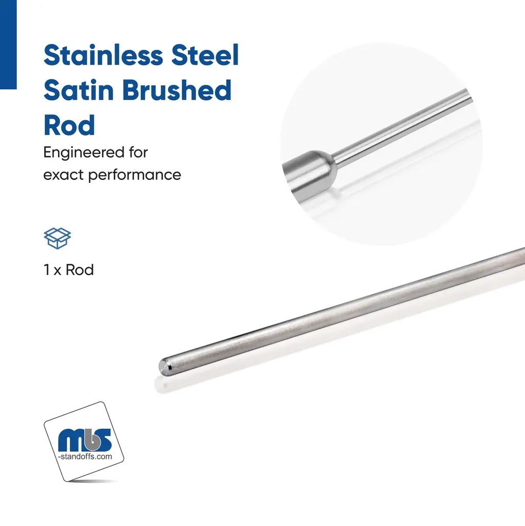 1/4" Diameter Rods (Sold without Mounts)