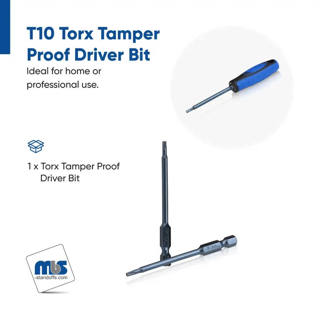 Torx Tamper Proof Bit Driver