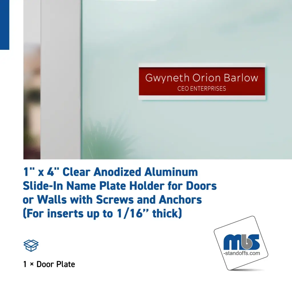 1'' Wall & Door Name Plates