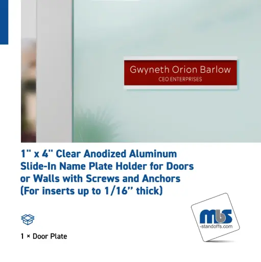 1'' Wall & Door Name Plates
