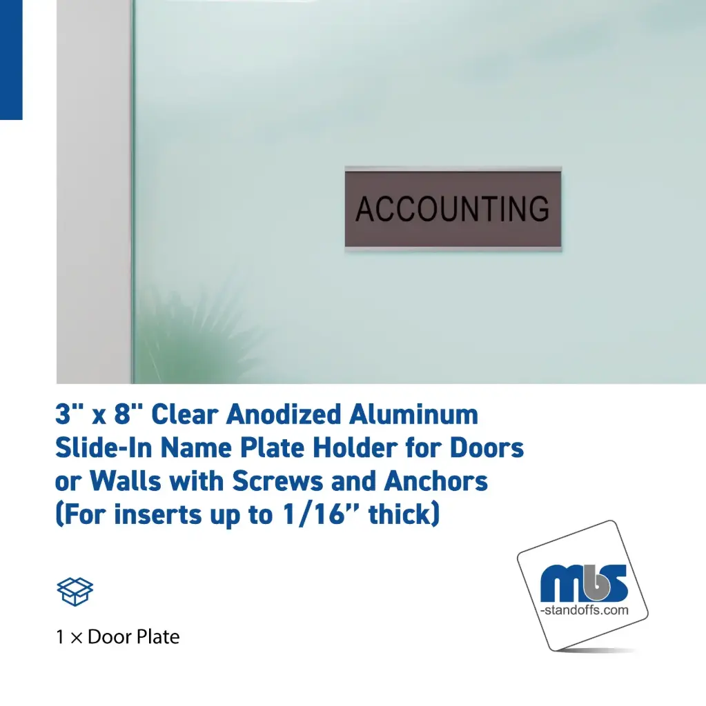 3'' Wall & Door Name Plates