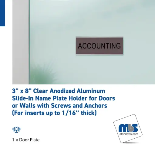 3'' Wall & Door Name Plates