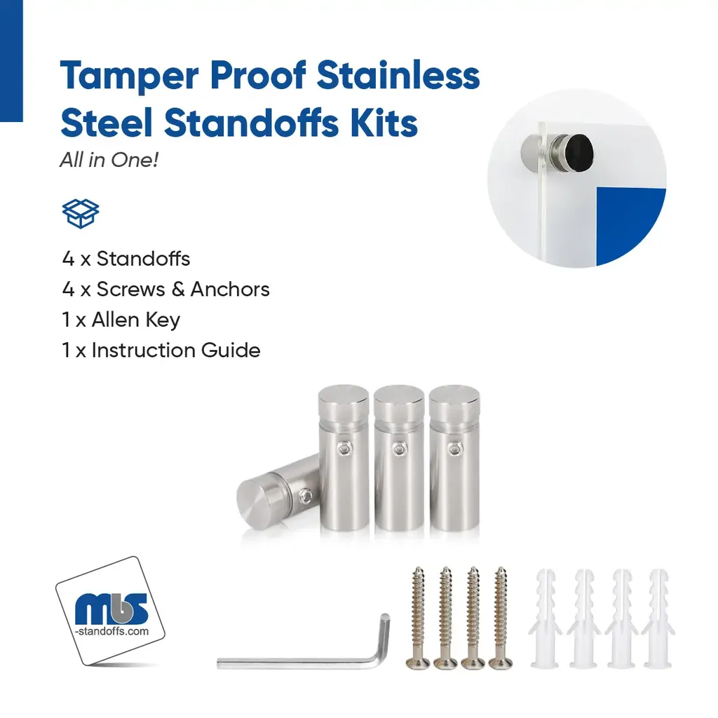 Marine Grade 316 Stainless Steel All in One Standoffs (Restored 5)