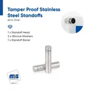 Marine Grade 316 Stainless Steel All in One Standoffs (Restored 6)
