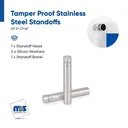 Marine Grade 316 Stainless Steel All in One Standoffs (Restored 8)