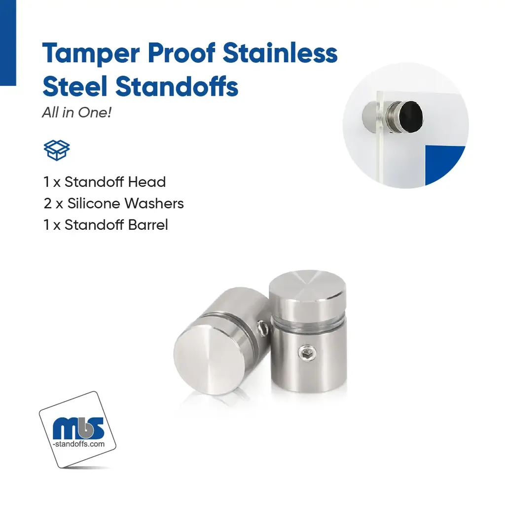 Marine Grade 316 Stainless Steel All in One Standoffs (Restored 10)