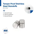Marine Grade 316 Stainless Steel All in One Standoffs (Restored 10)