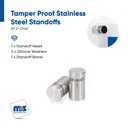 Marine Grade 316 Stainless Steel All in One Standoffs (Restored 12)