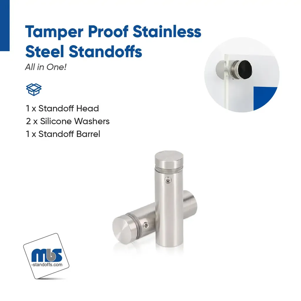 Marine Grade 316 Stainless Steel All in One Standoffs (Restored 16)