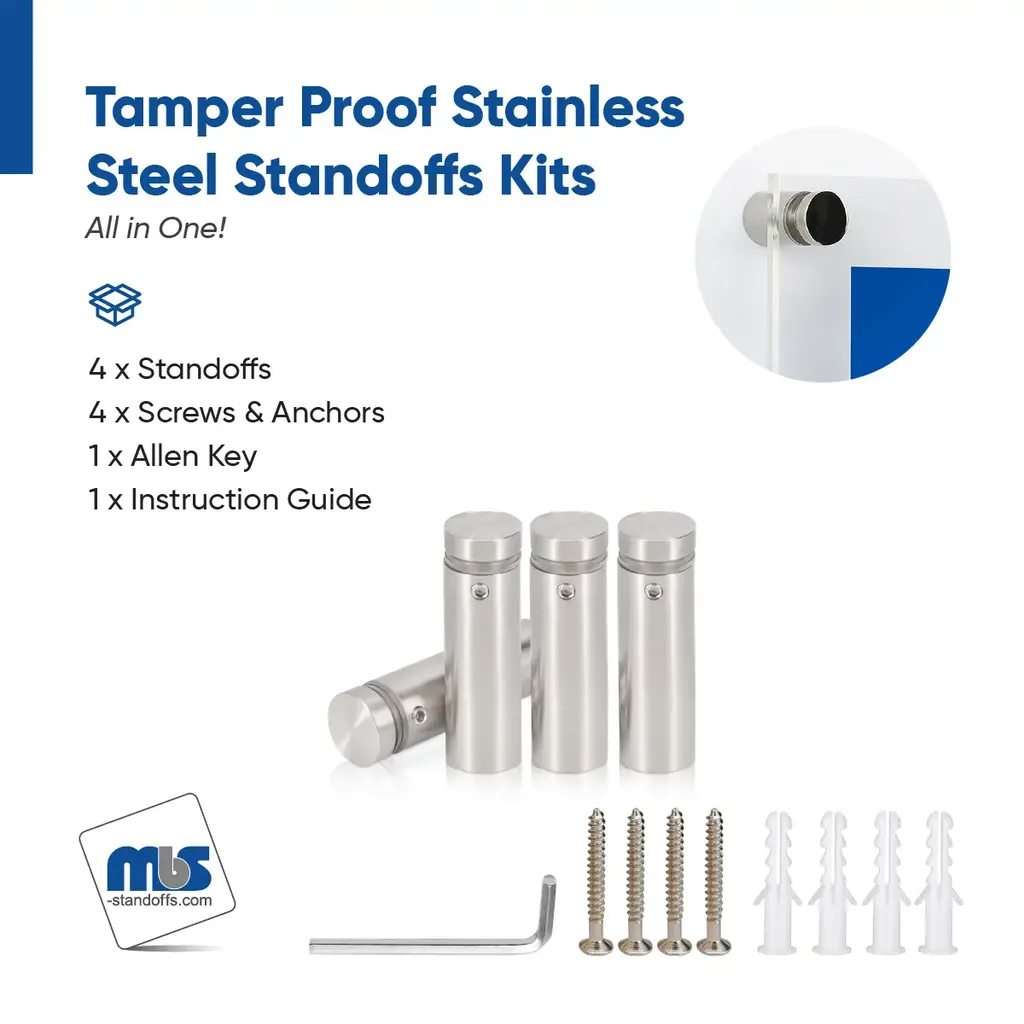 Marine Grade 316 Stainless Steel All in One Standoffs (Restored 17)