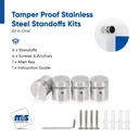 Marine Grade 316 Stainless Steel All in One Standoffs (Restored 21)