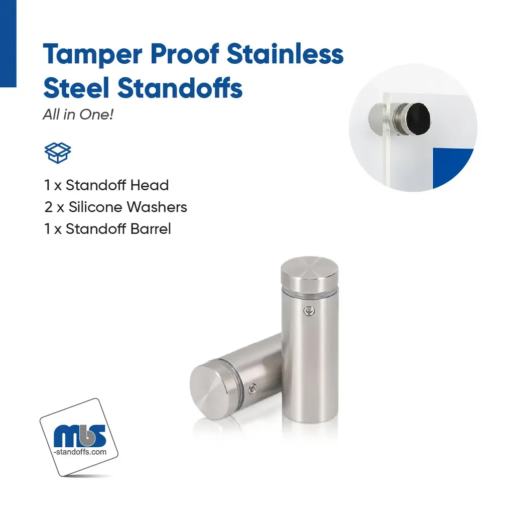 Marine Grade 316 Stainless Steel All in One Standoffs (Restored 26)