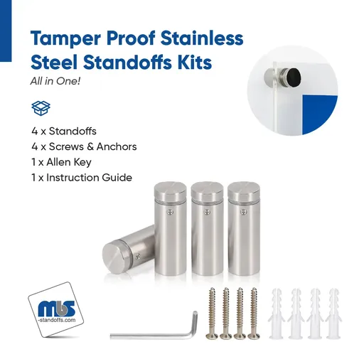 Marine Grade 316 Stainless Steel All in One Standoffs (Restored 27)