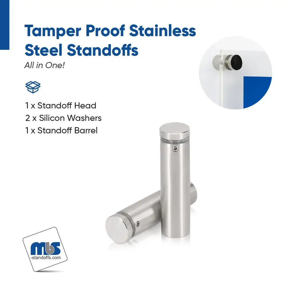 Marine Grade 316 Stainless Steel All in One Standoffs (Restored 28)
