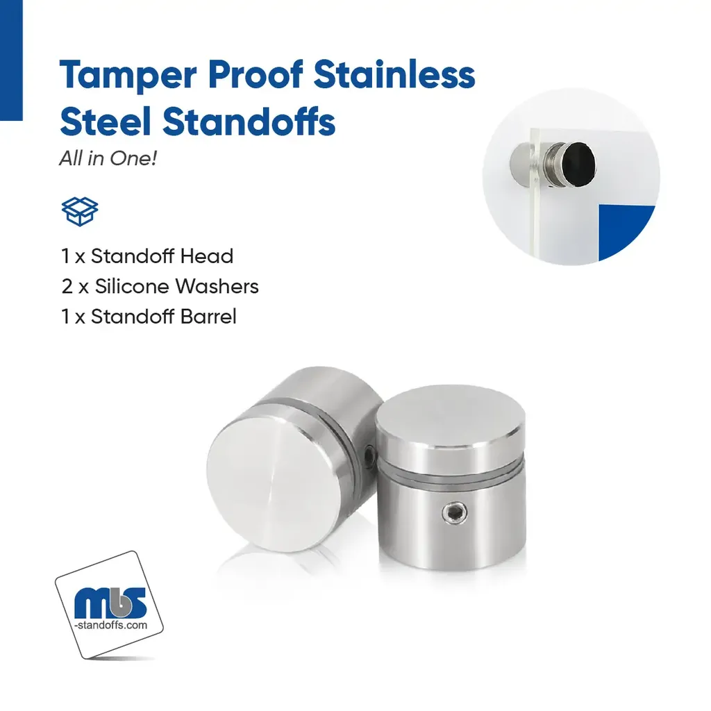 Marine Grade 316 Stainless Steel All in One Standoffs (Restored 30)