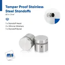 Marine Grade 316 Stainless Steel All in One Standoffs (Restored 30)