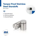 Marine Grade 316 Stainless Steel All in One Standoffs (Restored 34)