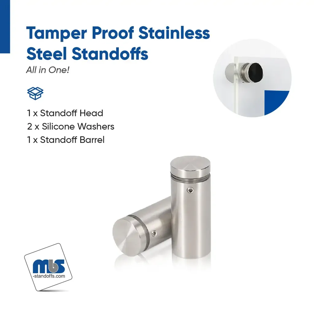 Marine Grade 316 Stainless Steel All in One Standoffs (Restored 36)