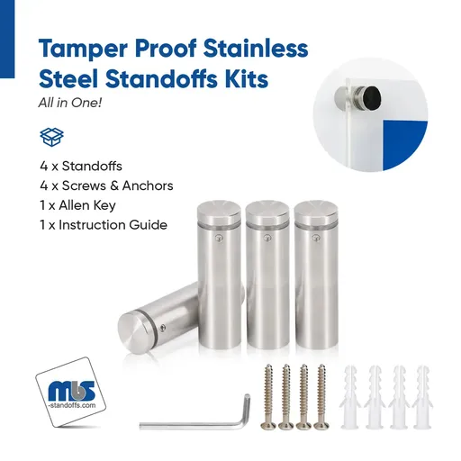 Marine Grade 316 Stainless Steel All in One Standoffs (Restored 39)