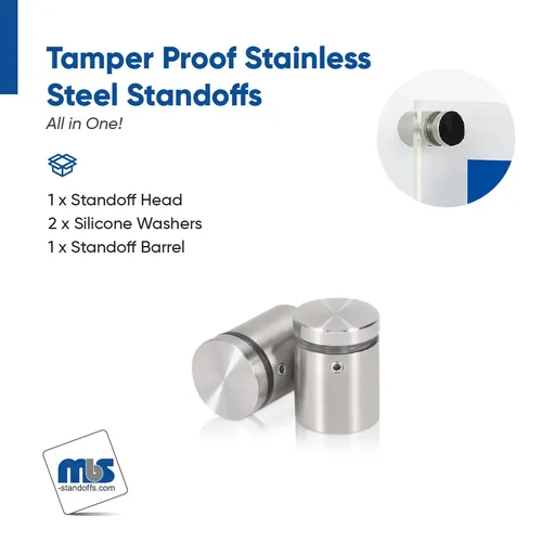 Marine Grade 316 Stainless Steel All in One Standoffs (Restored 44)