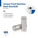 Marine Grade 316 Stainless Steel All in One Standoffs (Restored 48)