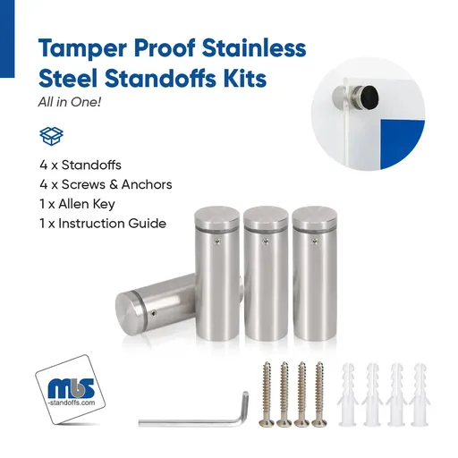 Marine Grade 316 Stainless Steel All in One Standoffs (Restored 49)