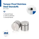 Marine Grade 316 Stainless Steel All in One Standoffs (Restored 52)