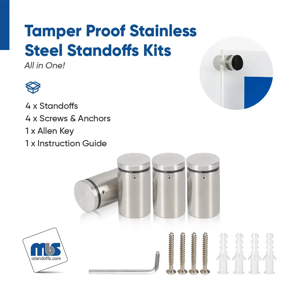 Marine Grade 316 Stainless Steel All in One Standoffs (Restored 57)