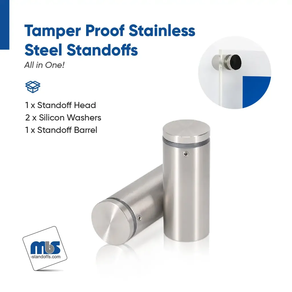 Marine Grade 316 Stainless Steel All in One Standoffs (Restored 58)