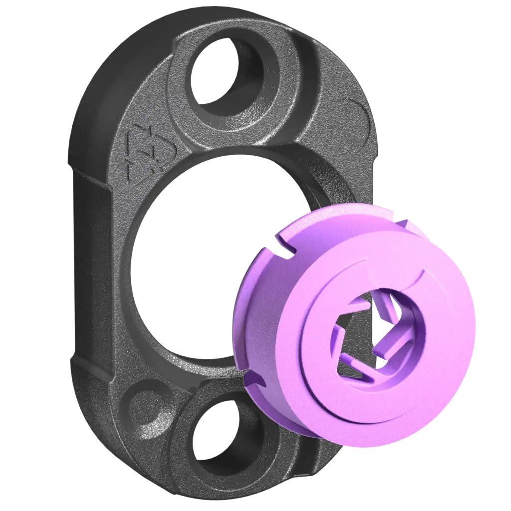 Button Fix Type 3 Flush Fix for Surface Panel Connection (50 Sets)