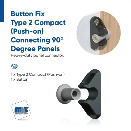 Button Fix Type 2 Compact Push-On