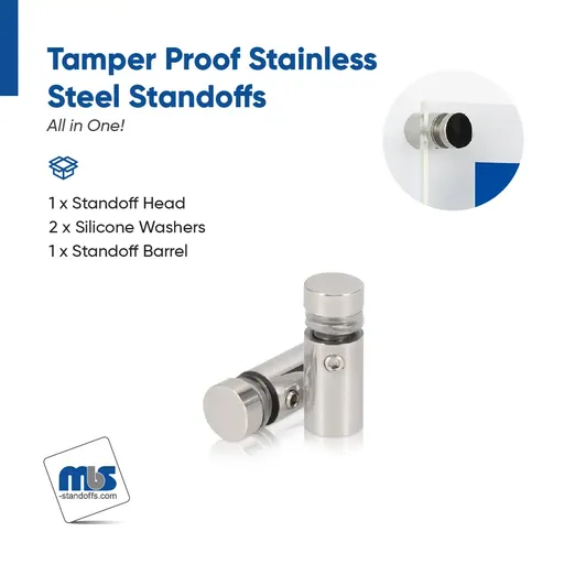 Outdoor Grade 304 Stainless Steel All in One Standoffs (Restored 541)