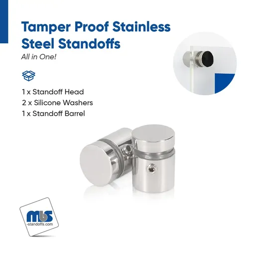 Outdoor Grade 304 Stainless Steel All in One Standoffs (Restored 549)