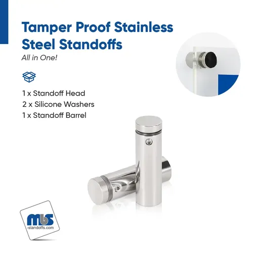 Outdoor Grade 304 Stainless Steel All in One Standoffs (Restored 555)