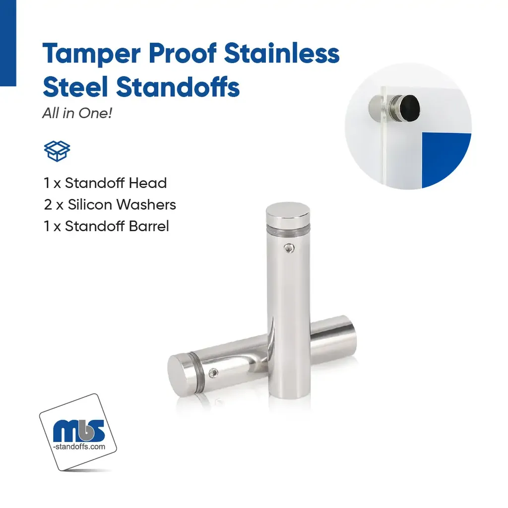 Outdoor Grade 304 Stainless Steel All in One Standoffs (Restored 557)