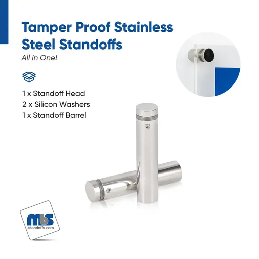 Outdoor Grade 304 Stainless Steel All in One Standoffs (Restored 557)