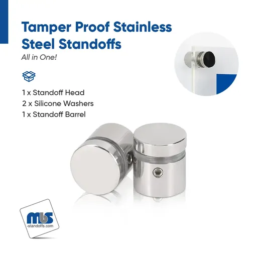 Outdoor Grade 304 Stainless Steel All in One Standoffs (Restored 559)