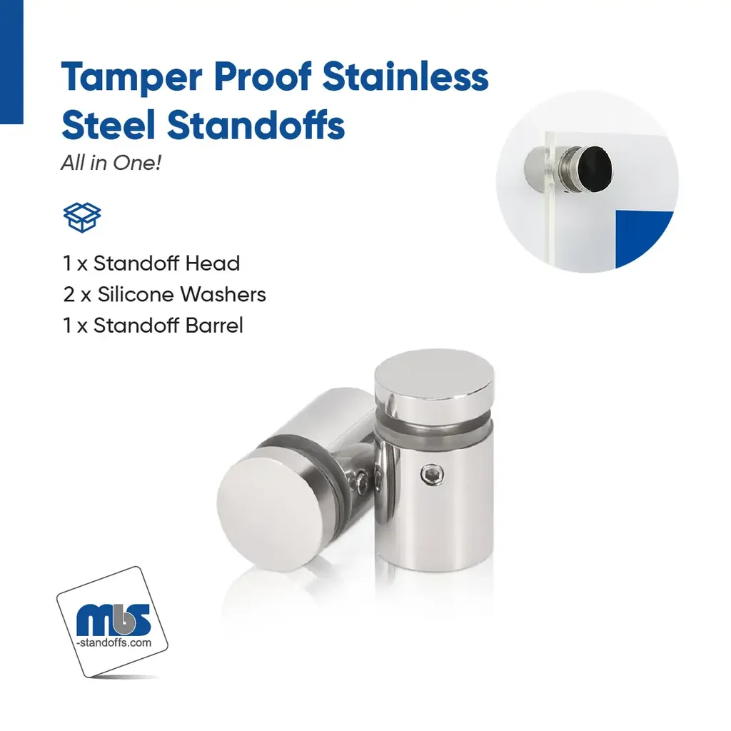 Outdoor Grade 304 Stainless Steel All in One Standoffs (Restored 561)