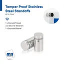 Outdoor Grade 304 Stainless Steel All in One Standoffs (Restored 563)