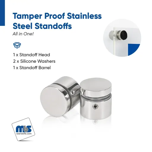 Outdoor Grade 304 Stainless Steel All in One Standoffs (Restored 569)