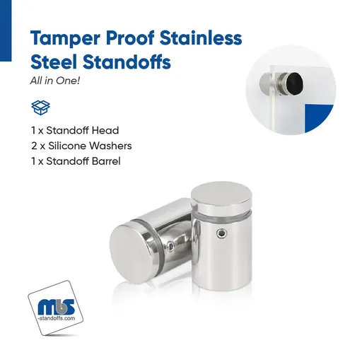 Outdoor Grade 304 Stainless Steel All in One Standoffs (Restored 573)