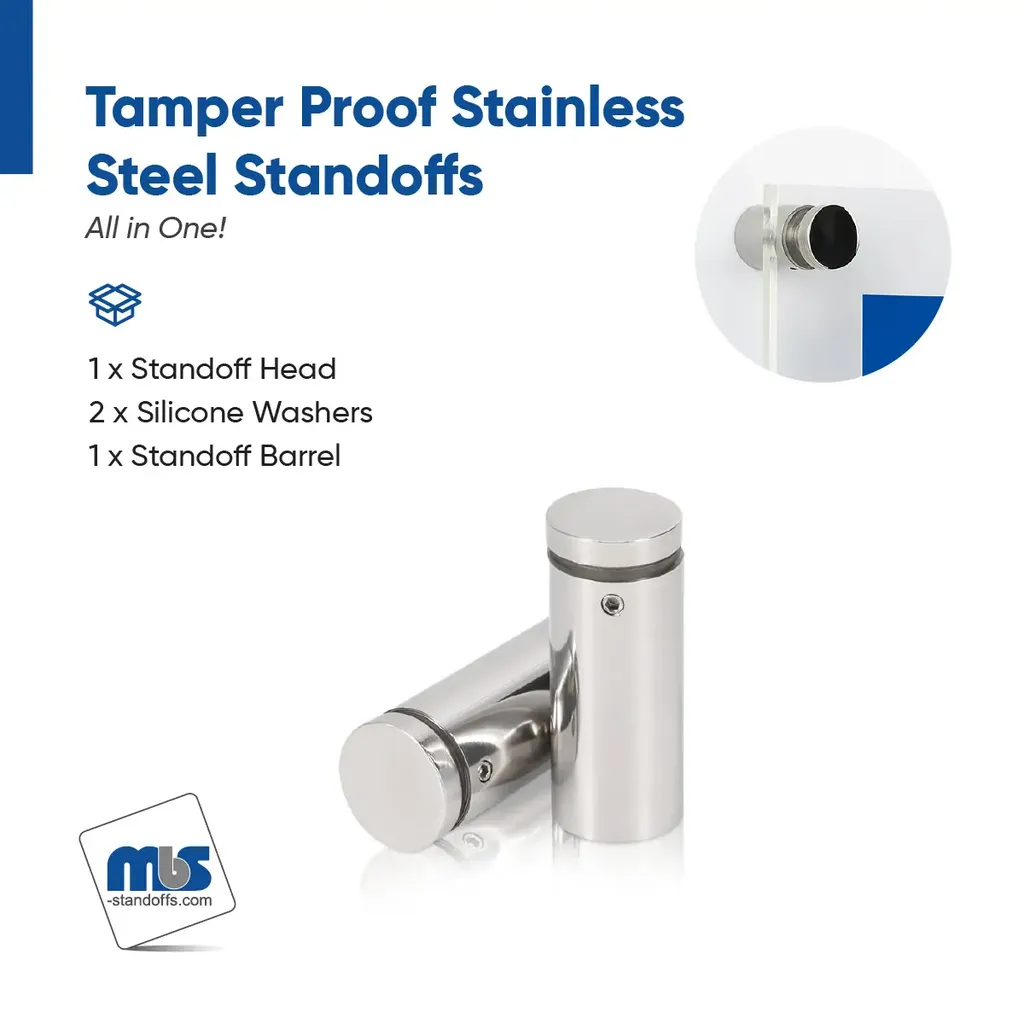 Outdoor Grade 304 Stainless Steel All in One Standoffs (Restored 575)