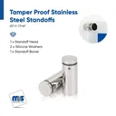 Outdoor Grade 304 Stainless Steel All in One Standoffs (Restored 575)