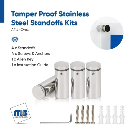 Outdoor Grade 304 Stainless Steel All in One Standoffs (Restored 576)