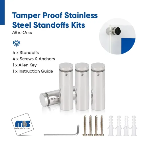 Outdoor Grade 304 Stainless Steel All in One Standoffs (Restored 578)