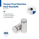 Outdoor Grade 304 Stainless Steel All in One Standoffs (Restored 585)