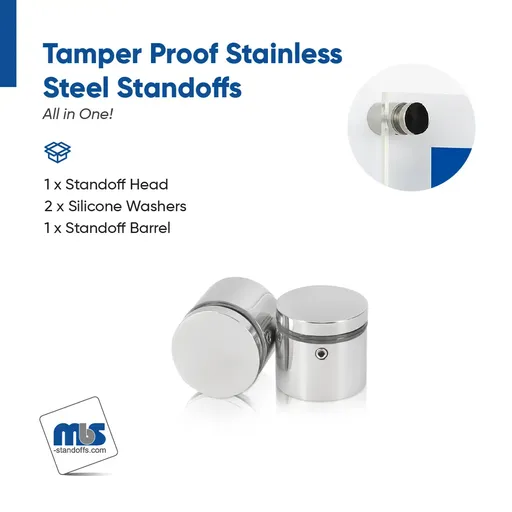 Outdoor Grade 304 Stainless Steel All in One Standoffs (Restored 591)