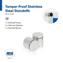 Outdoor Grade 304 Stainless Steel All in One Standoffs (Restored 593)