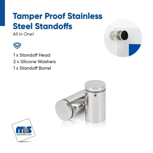 Outdoor Grade 304 Stainless Steel All in One Standoffs (Restored 595)